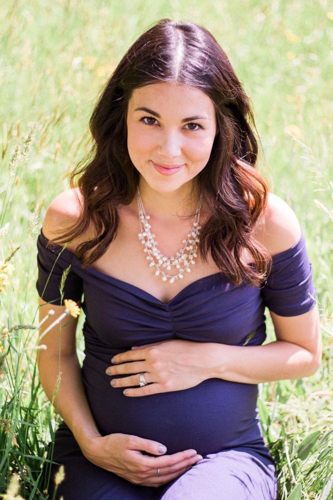 simple baby shower gown