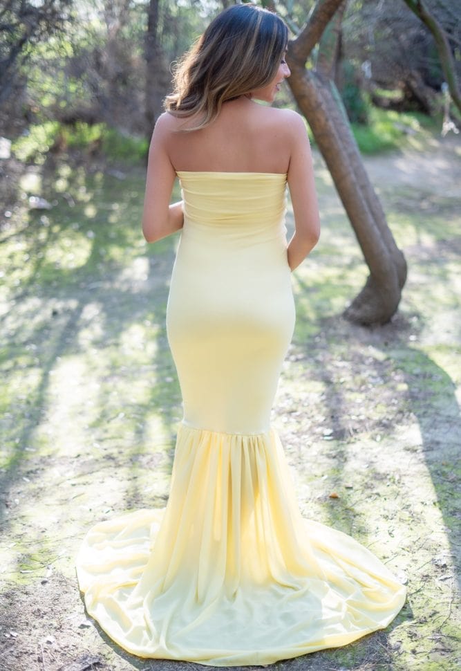 mermaid maternity dress