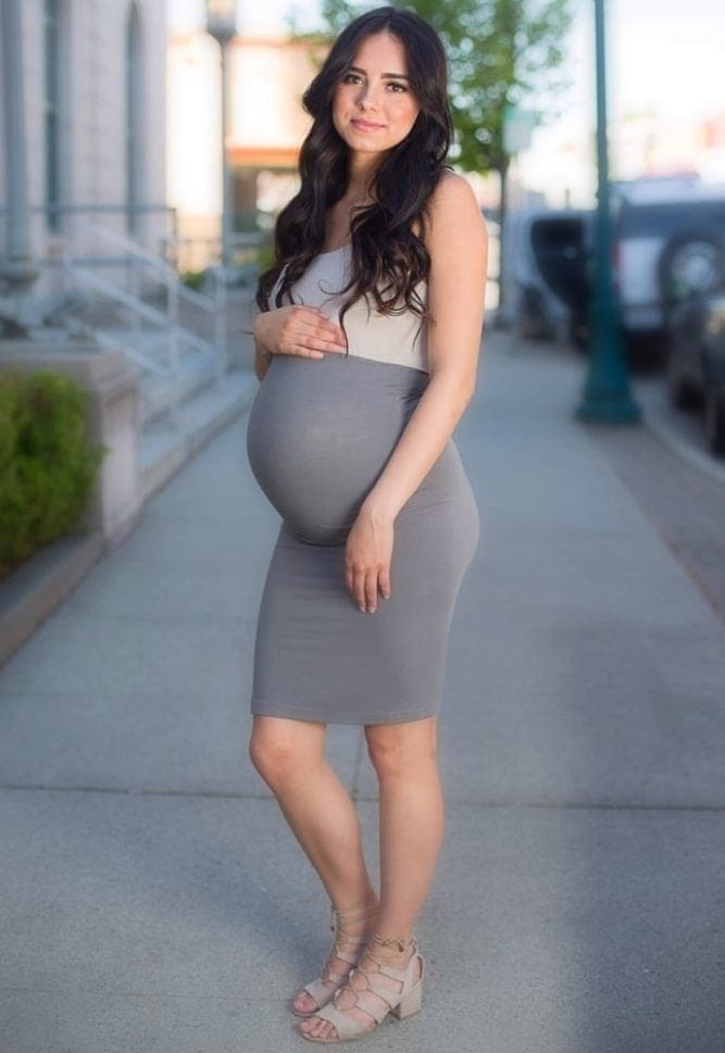 bodycon maternity dress