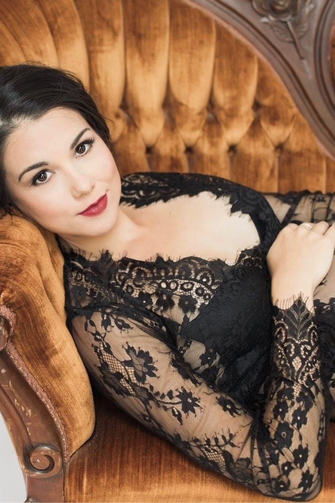 boudoir maternity gown