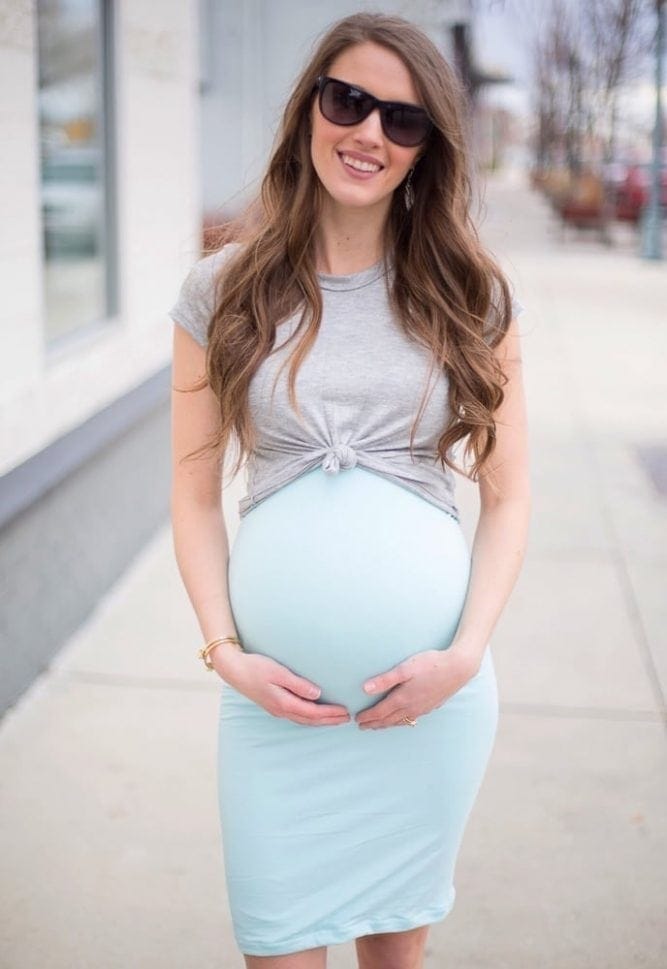 cute maternity skirt