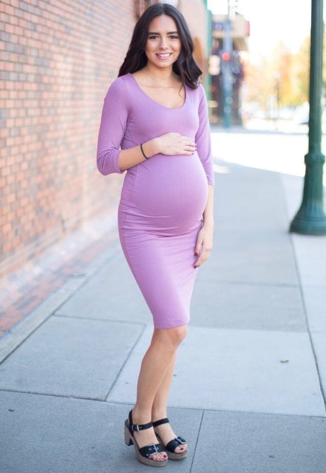 basic maternity dress