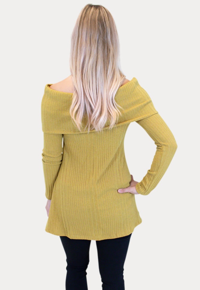 off the shoulder maternity sweater