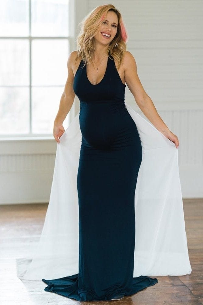 maternity photoshoot gown