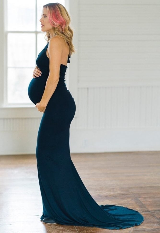 maternity photoshoot gown