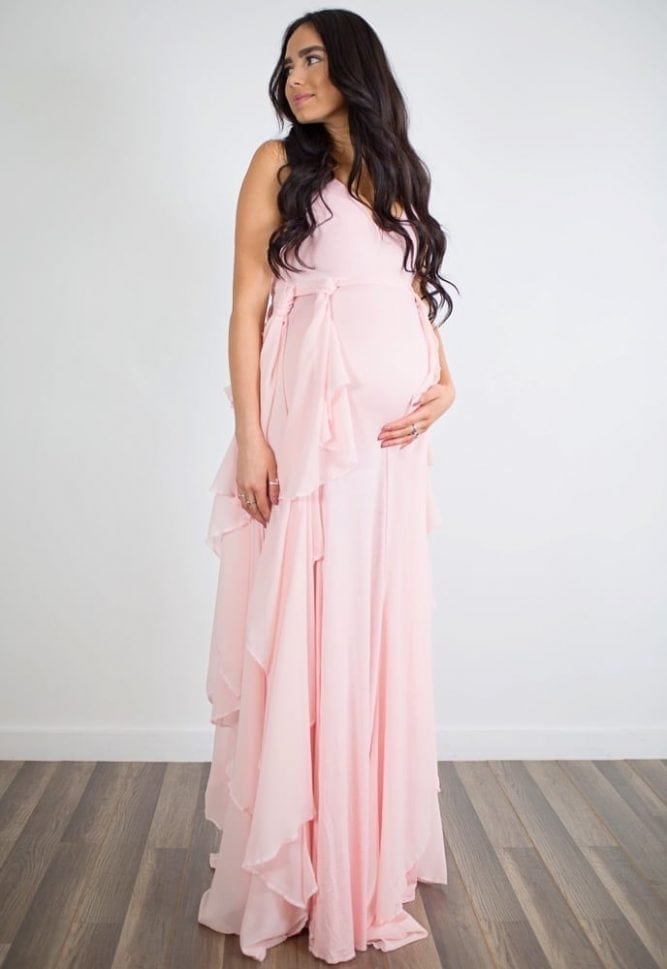cute maternity gown
