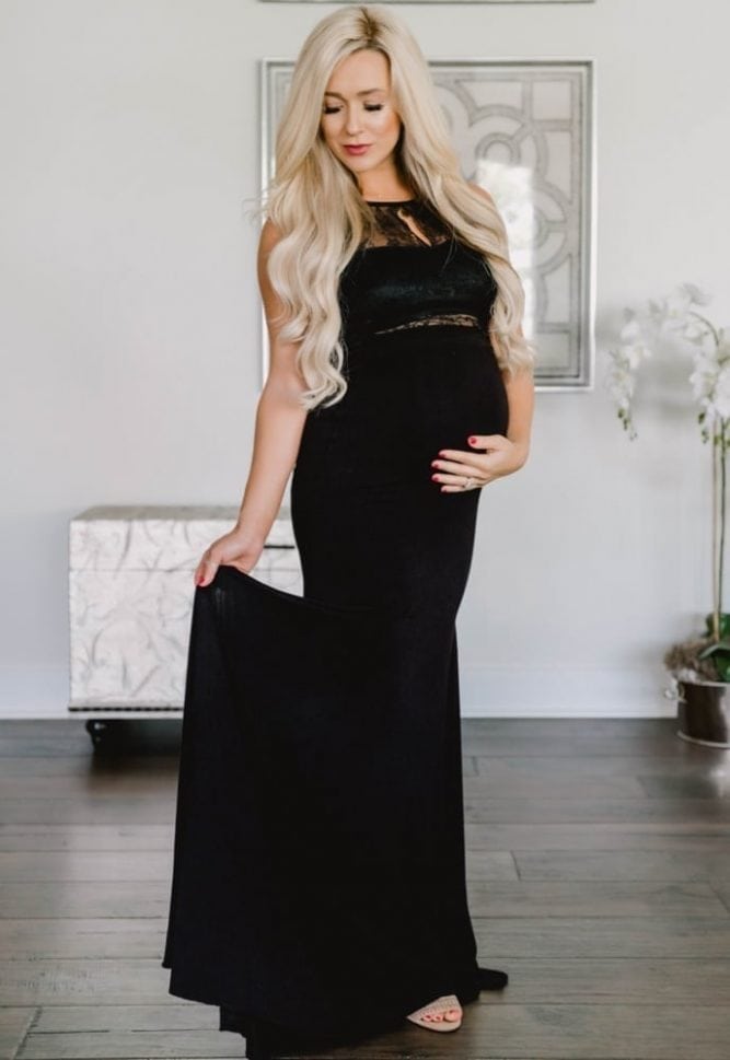 maternity evening dress