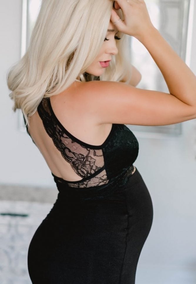 maternity evening dress
