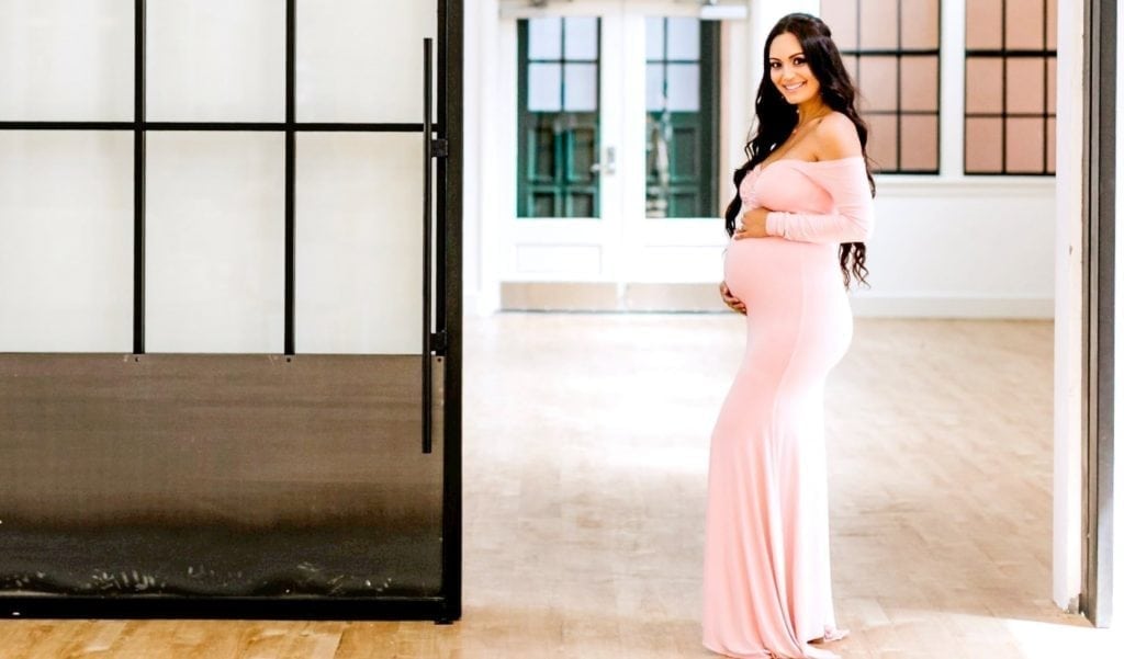 the perfect baby shower gown