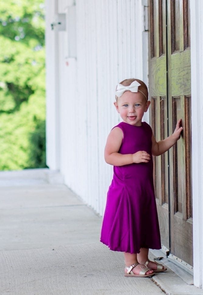 mommy and me maternity gown