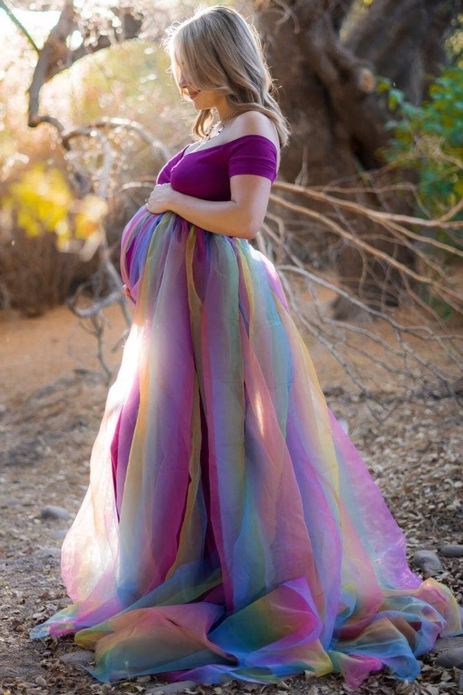 Rainbow Baby Gown
