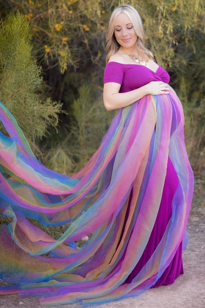 Rainbow Baby Gown