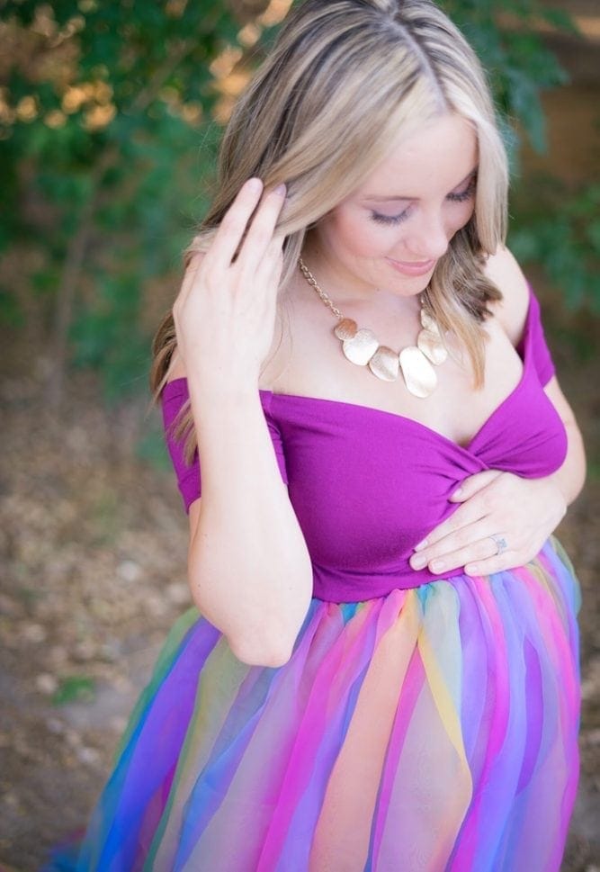 Rainbow Baby Gown