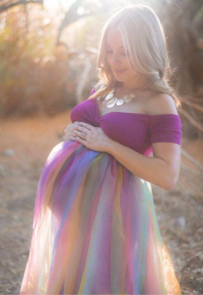 Rainbow Baby Gown