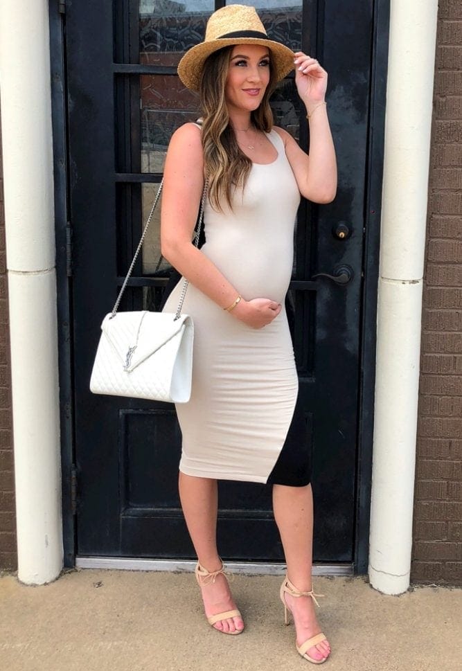 edgy maternity dress