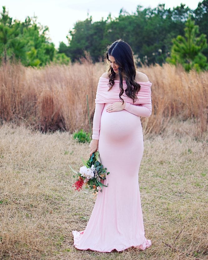 Flared Maternity gown