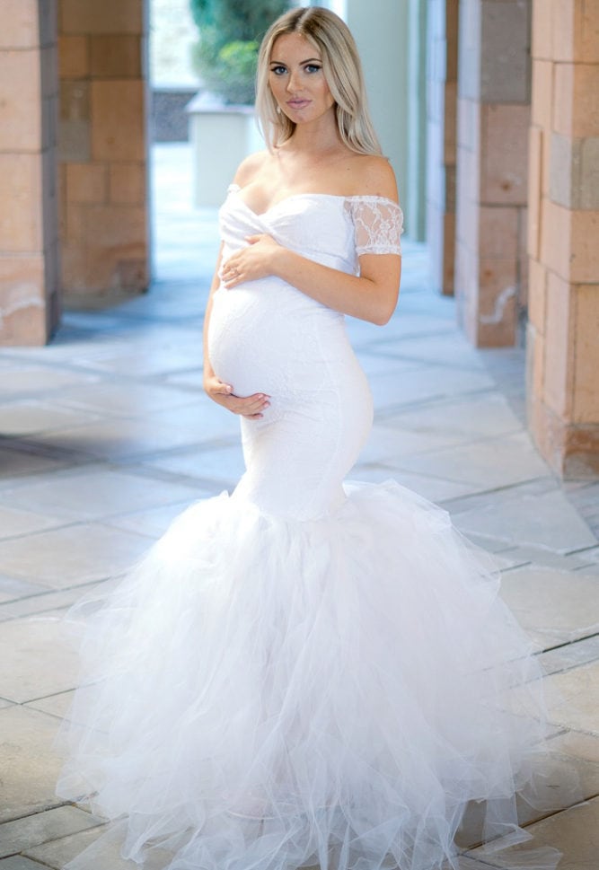 maternity bridal dress