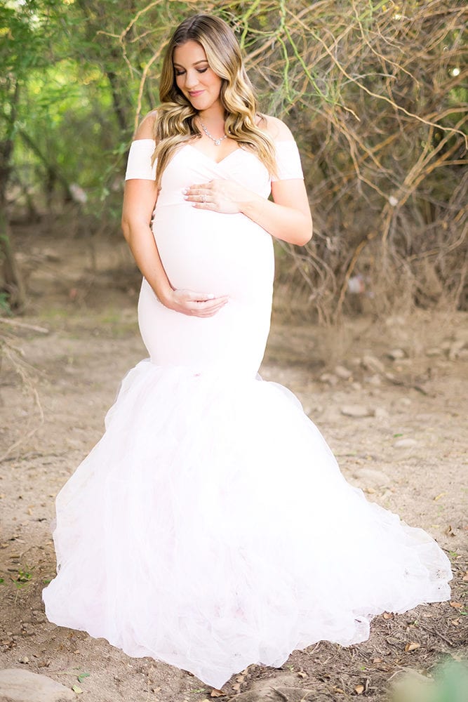 princess maternity wedding dress
