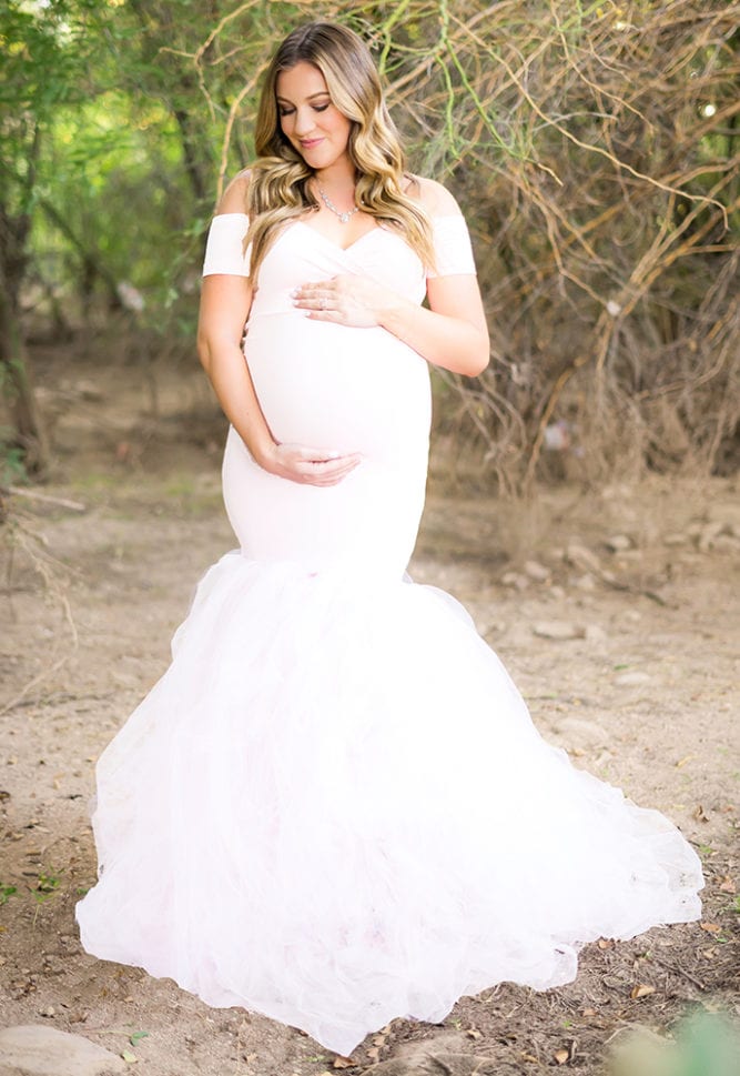 princess maternity wedding dress
