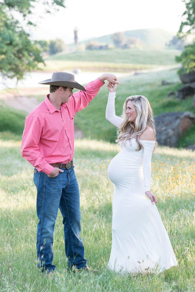 long sleeve maternity wedding dress