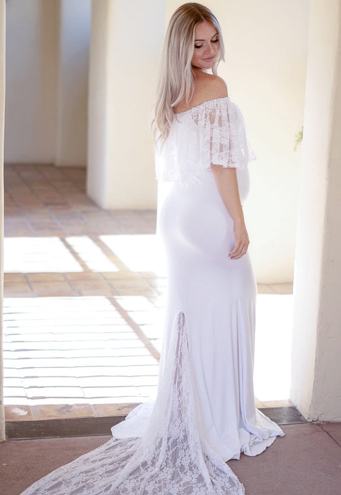 pregnancy wedding dress