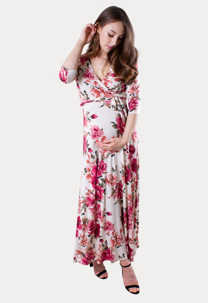 floral maternity dress