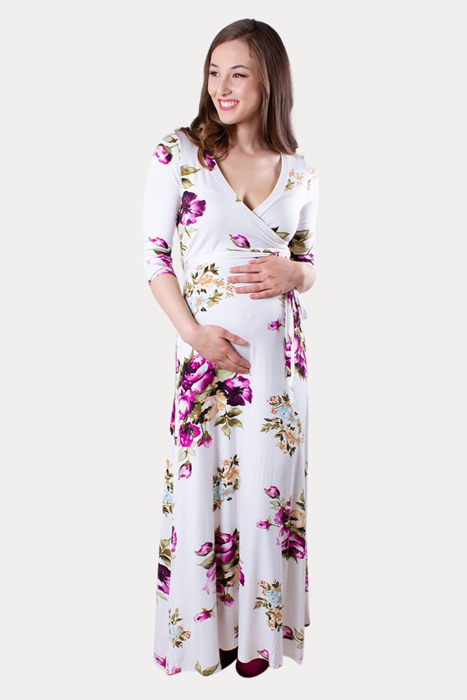 pregnancy wrap dress
