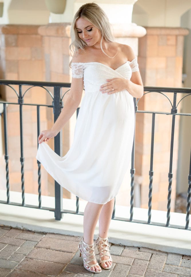 maternity dress for wedding reception