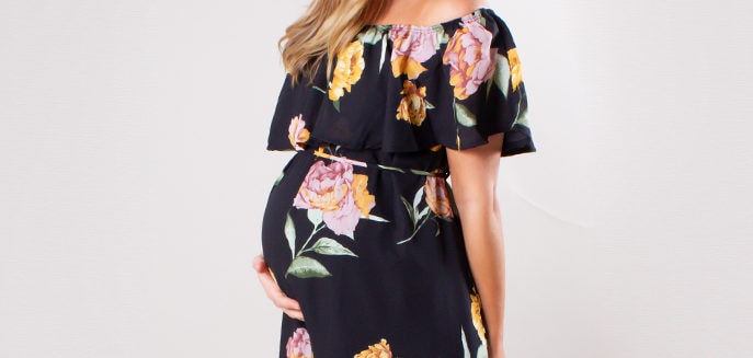 floral maternity dresses for spring