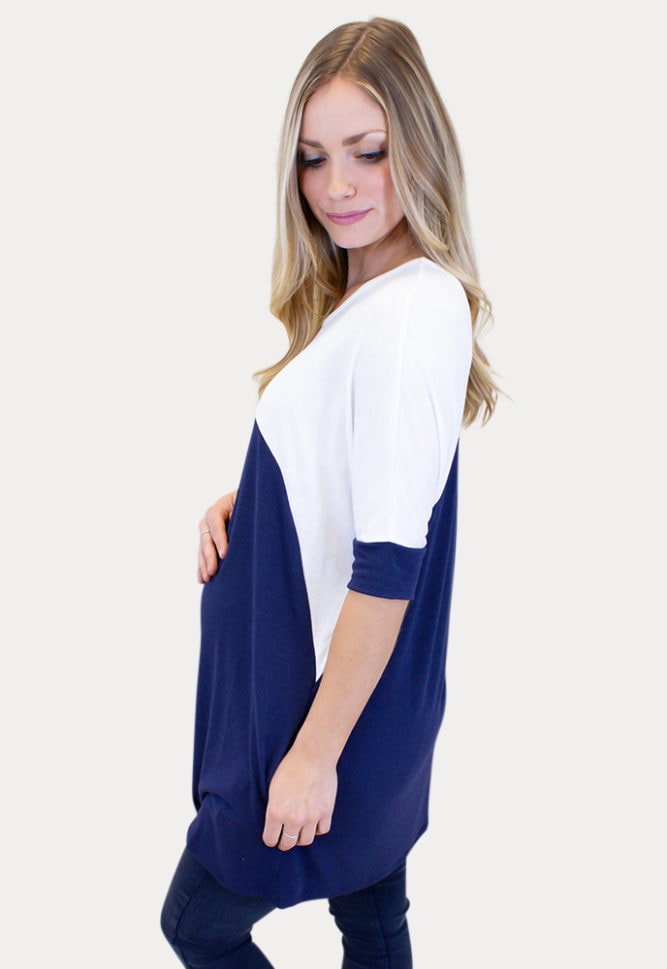 simple maternity tee
