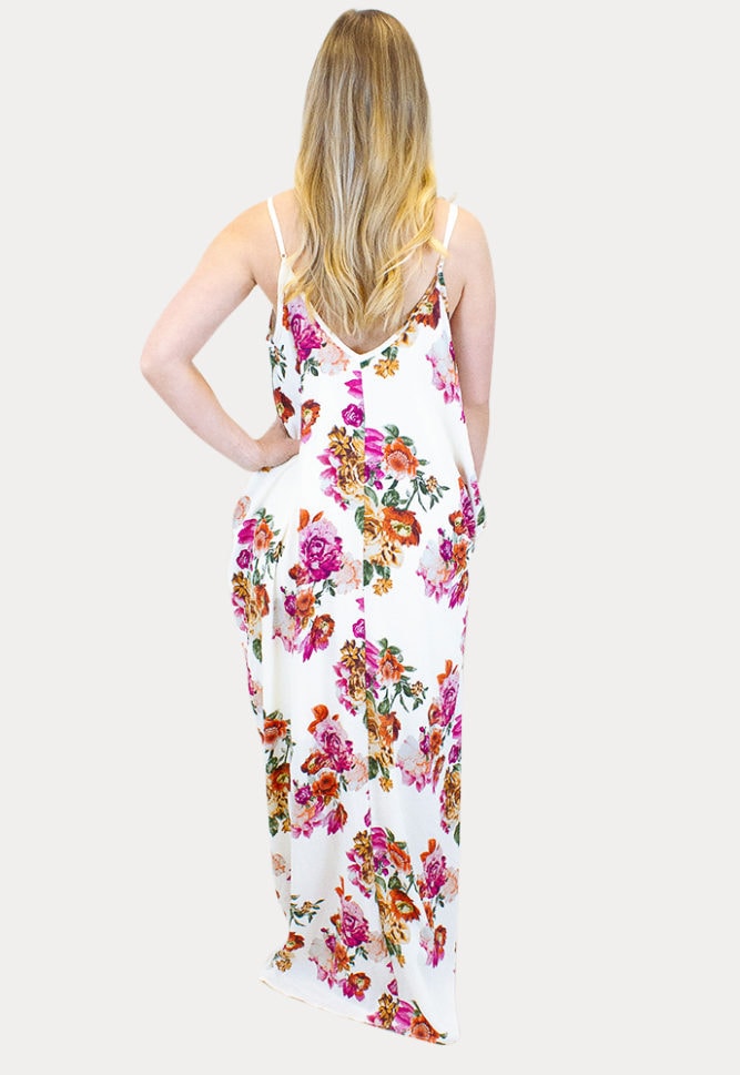 floral pregnancy maxi dress