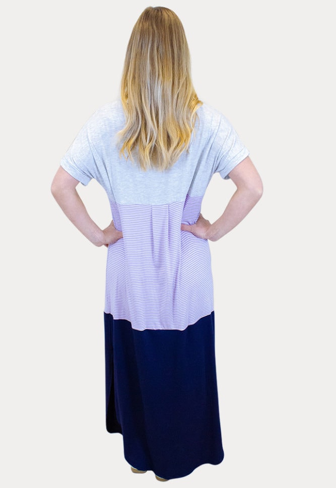 loose pregnancy maxi dress