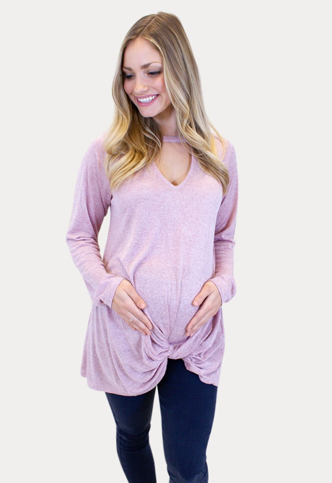 choker maternity top