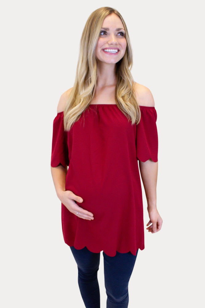 cute maternity top