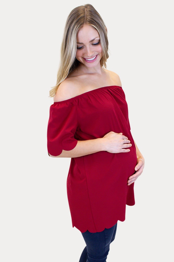 cute maternity top