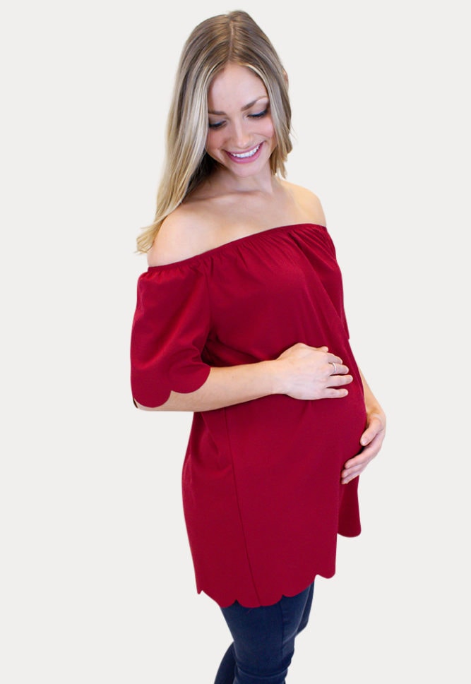 cute maternity top