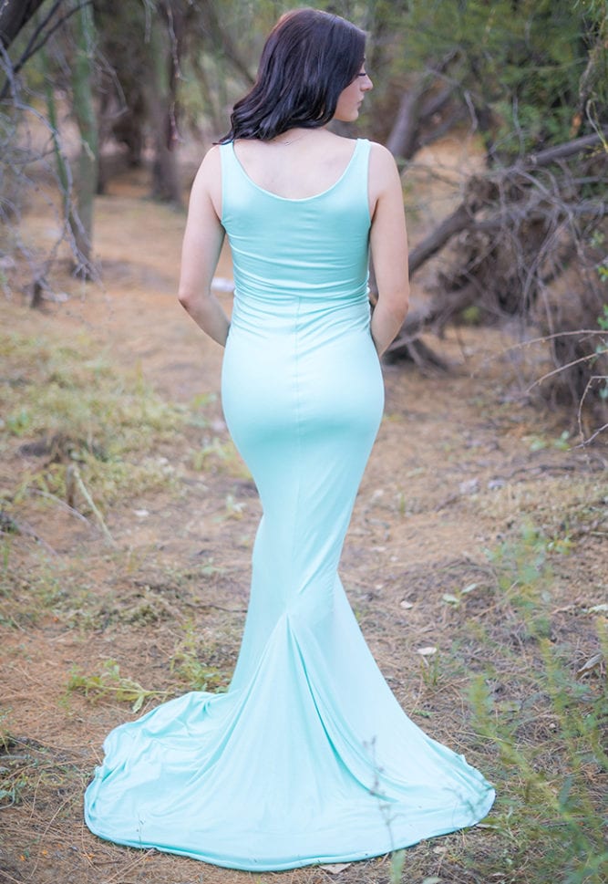 simple pregnancy gown