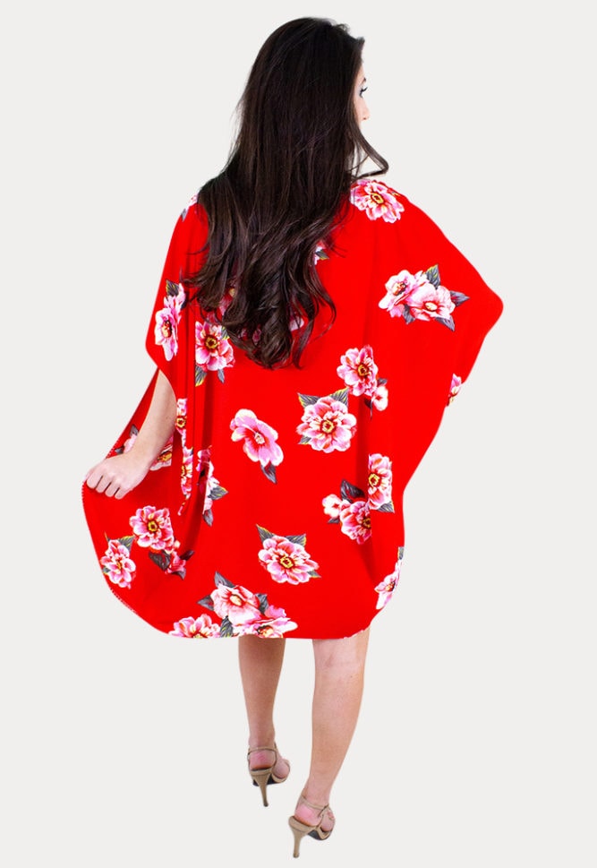 floral pregnancy kimono