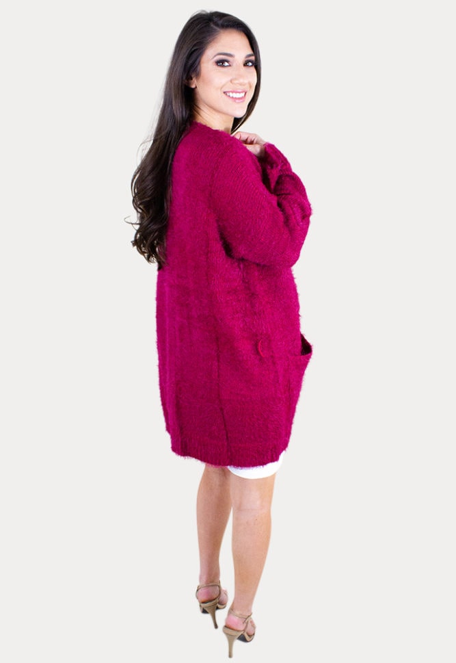 soft maternity cardigan