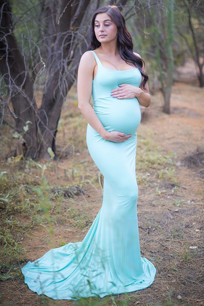 simple pregnancy gown