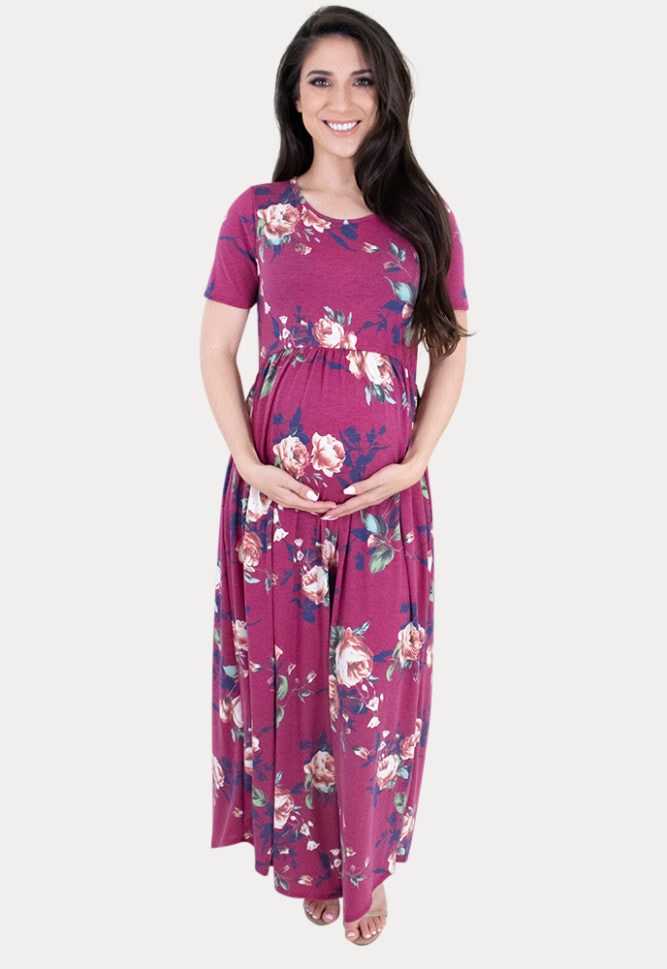 pregnancy maxi dress