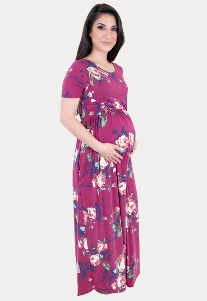 pregnancy maxi dress