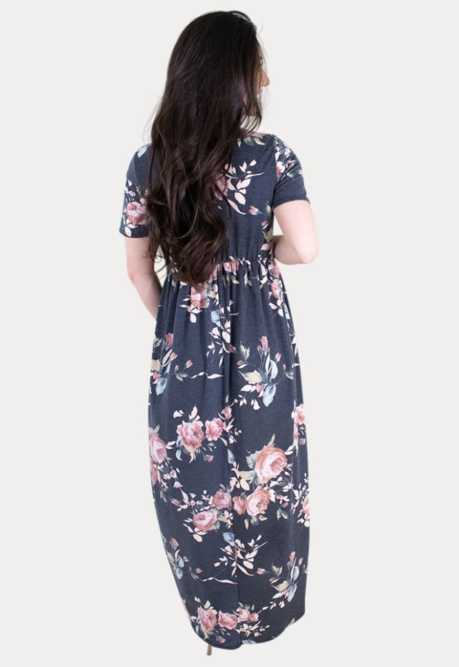 floral maternity maxi