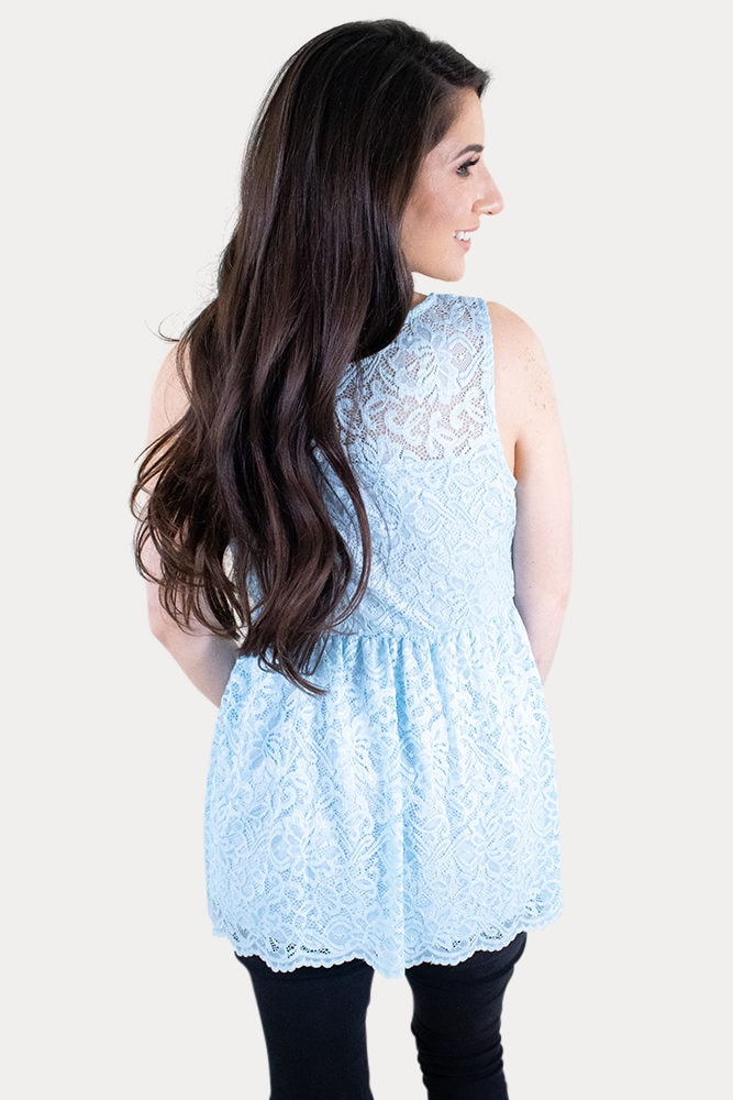 lace maternity tank top
