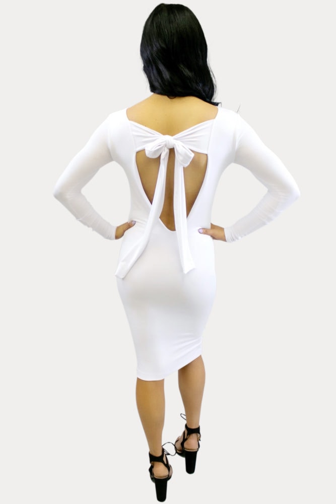 tie back maternity dress