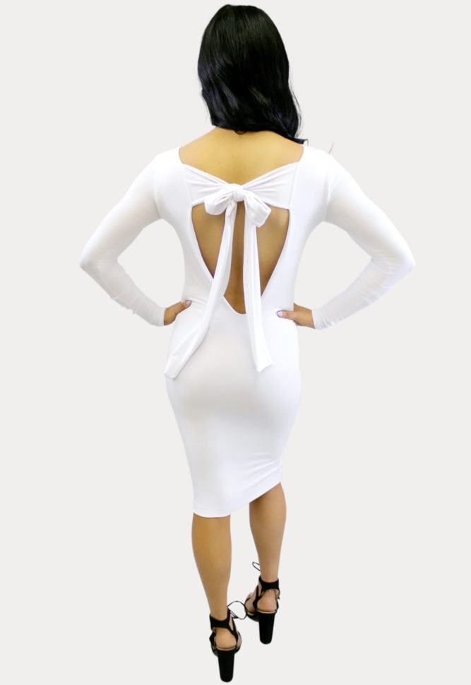 tie back maternity dress