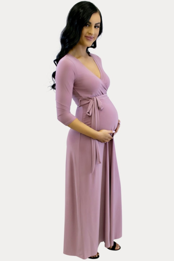 Sweetheart Maxi Maternity Dress