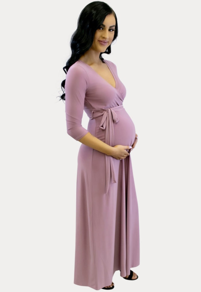 Sweetheart Maxi Maternity Dress