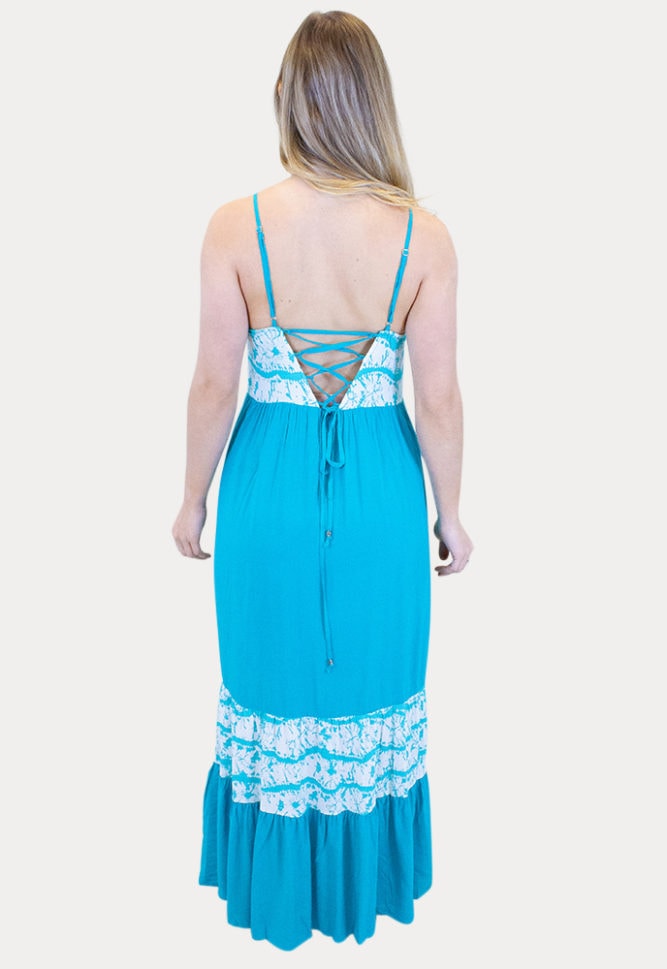 tie dye maternity dress
