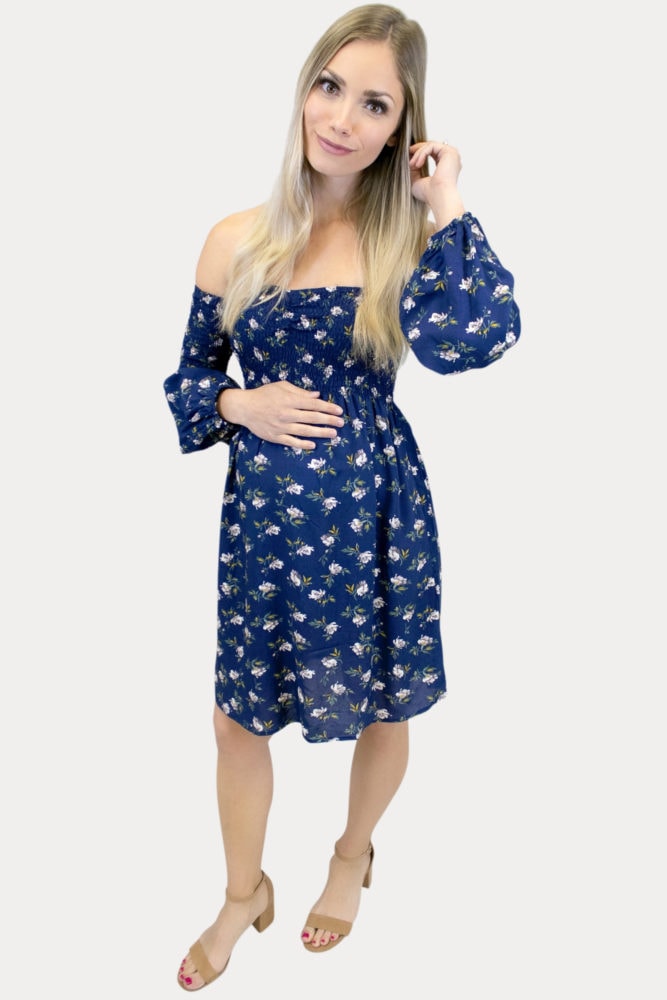 Smock Top Maternity Dress